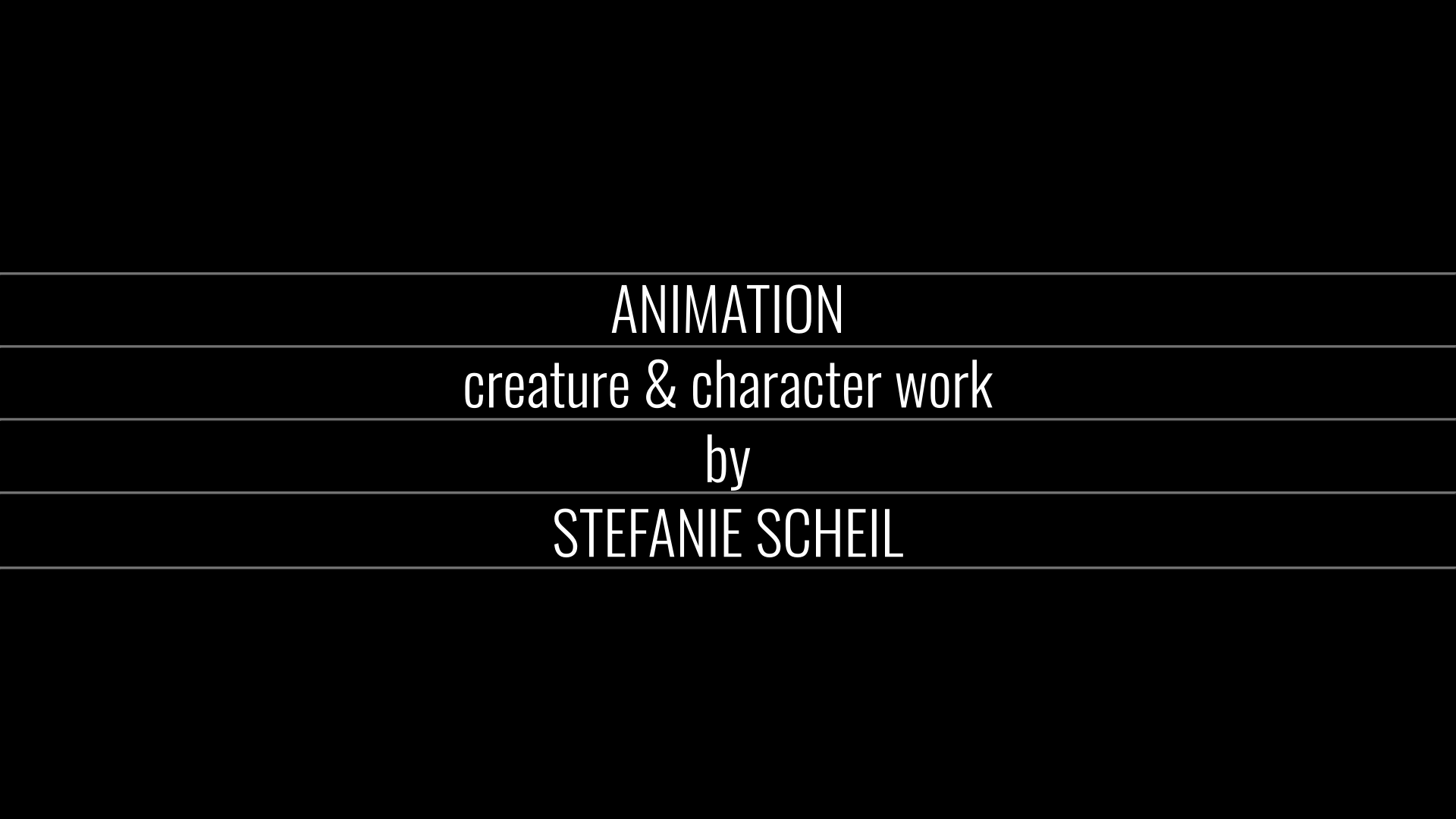 Reel “Animation”